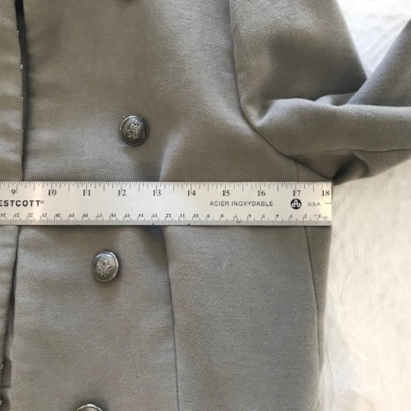 Grey-Taupe Military Zara Jacket - Picture 6 of 7